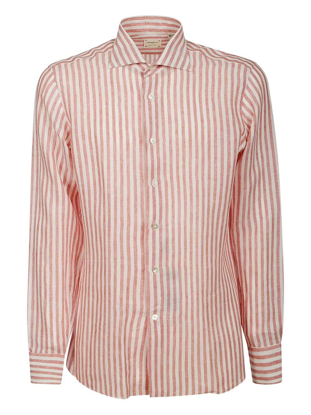 Borriello Napoli Striped Button Shirt In Multi
