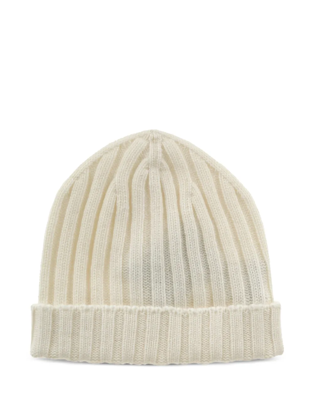 Alpha Industries ribbed cashmere beanie | White | Image 1