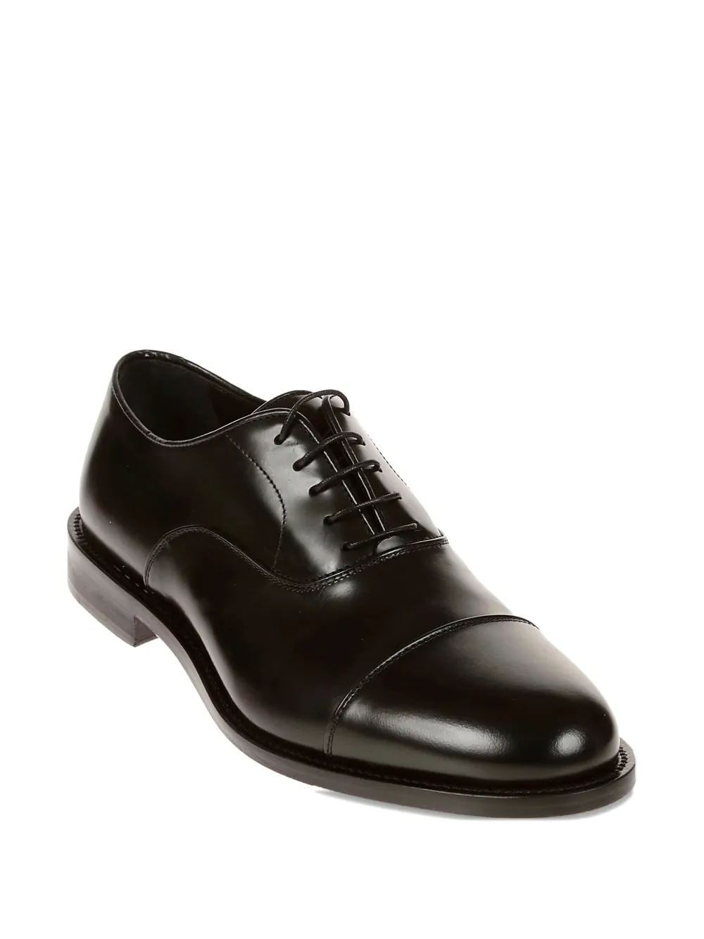 corvari Leren Oxford schoenen Zwart