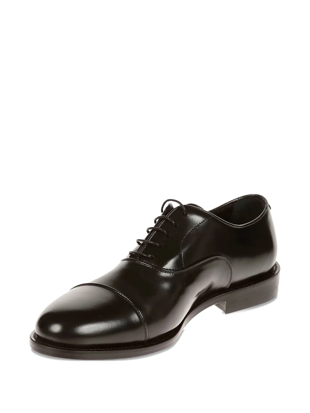 corvari Leren Oxford schoenen Zwart