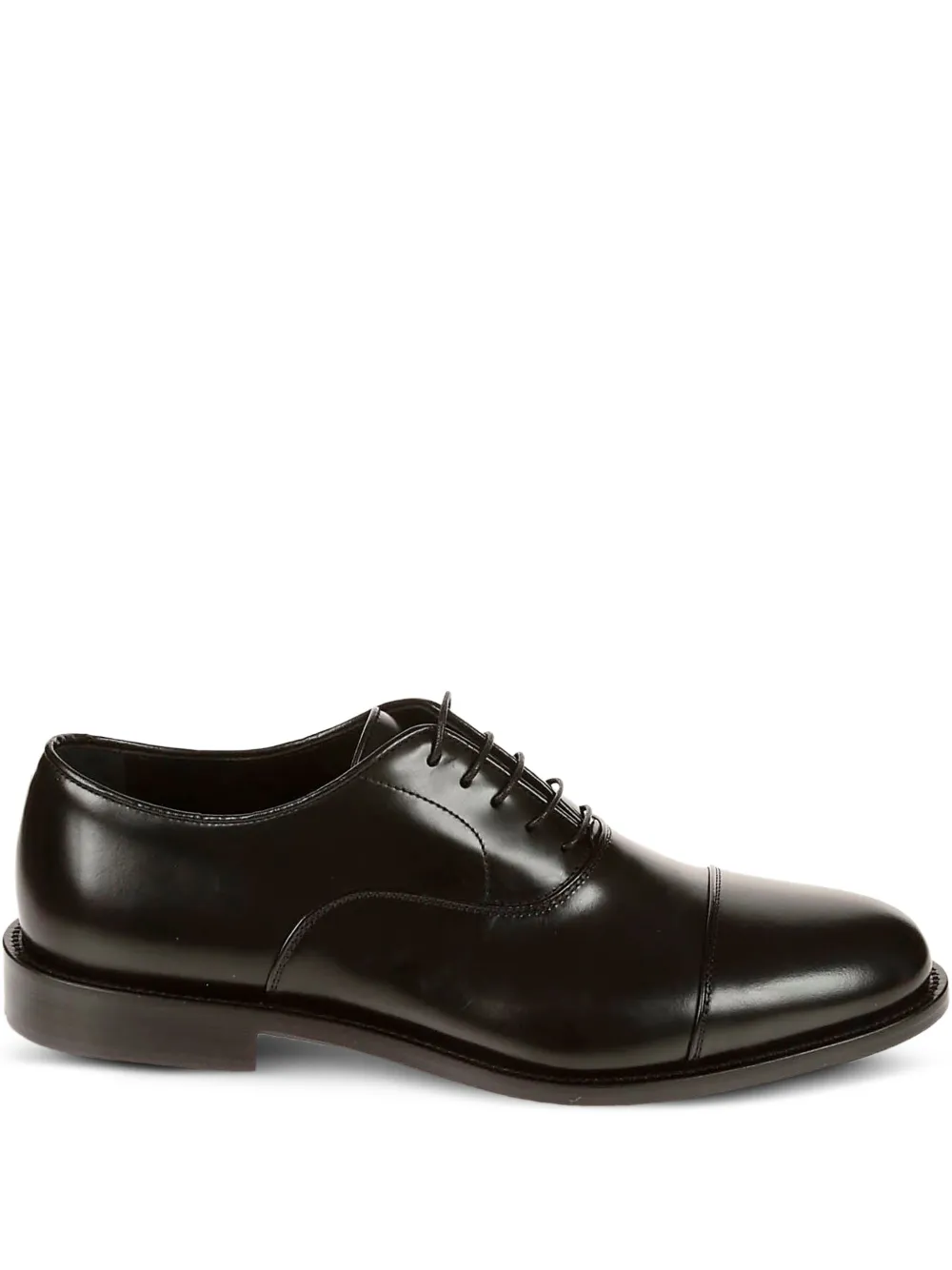 Corvari Leren Oxford schoenen Zwart