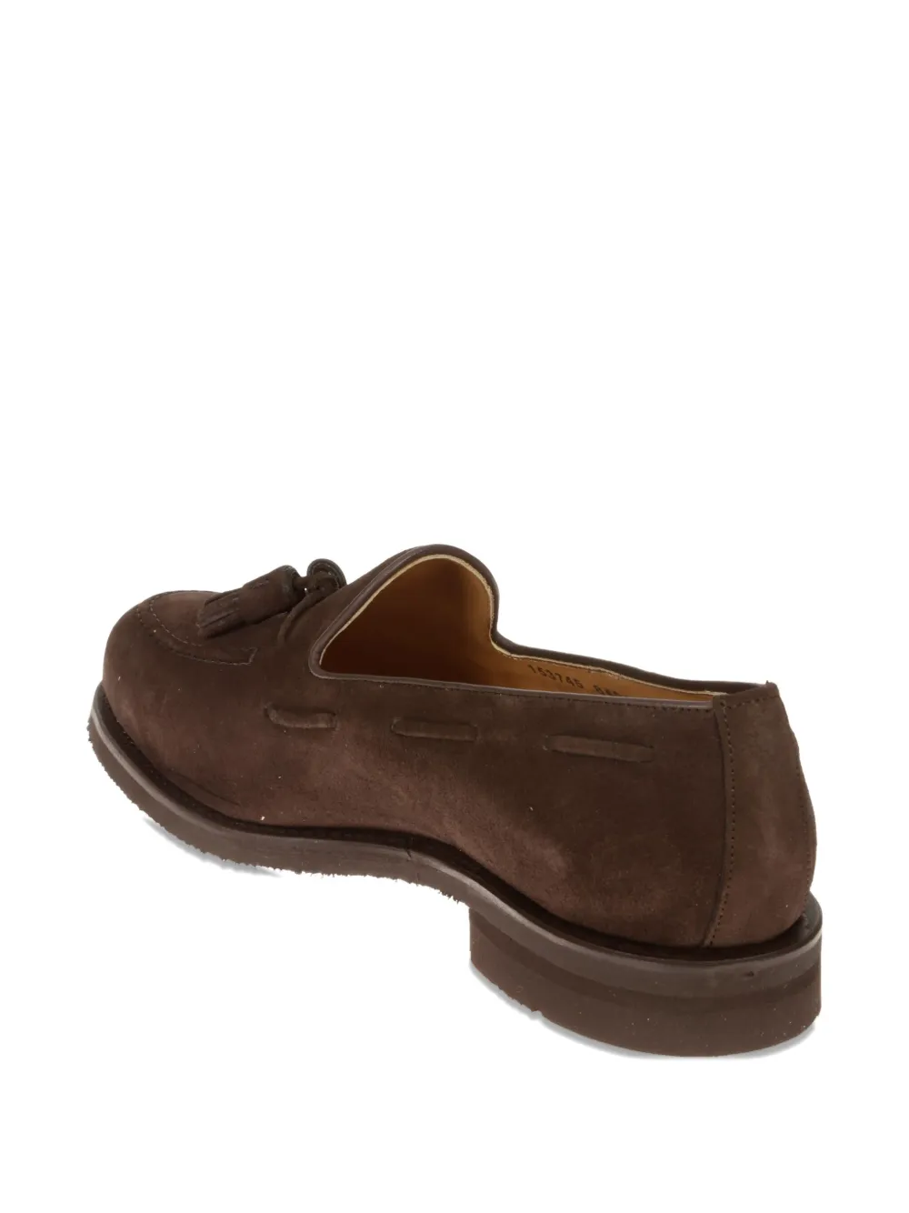 Berwick Shoes Leren loafers met kwastje Bruin