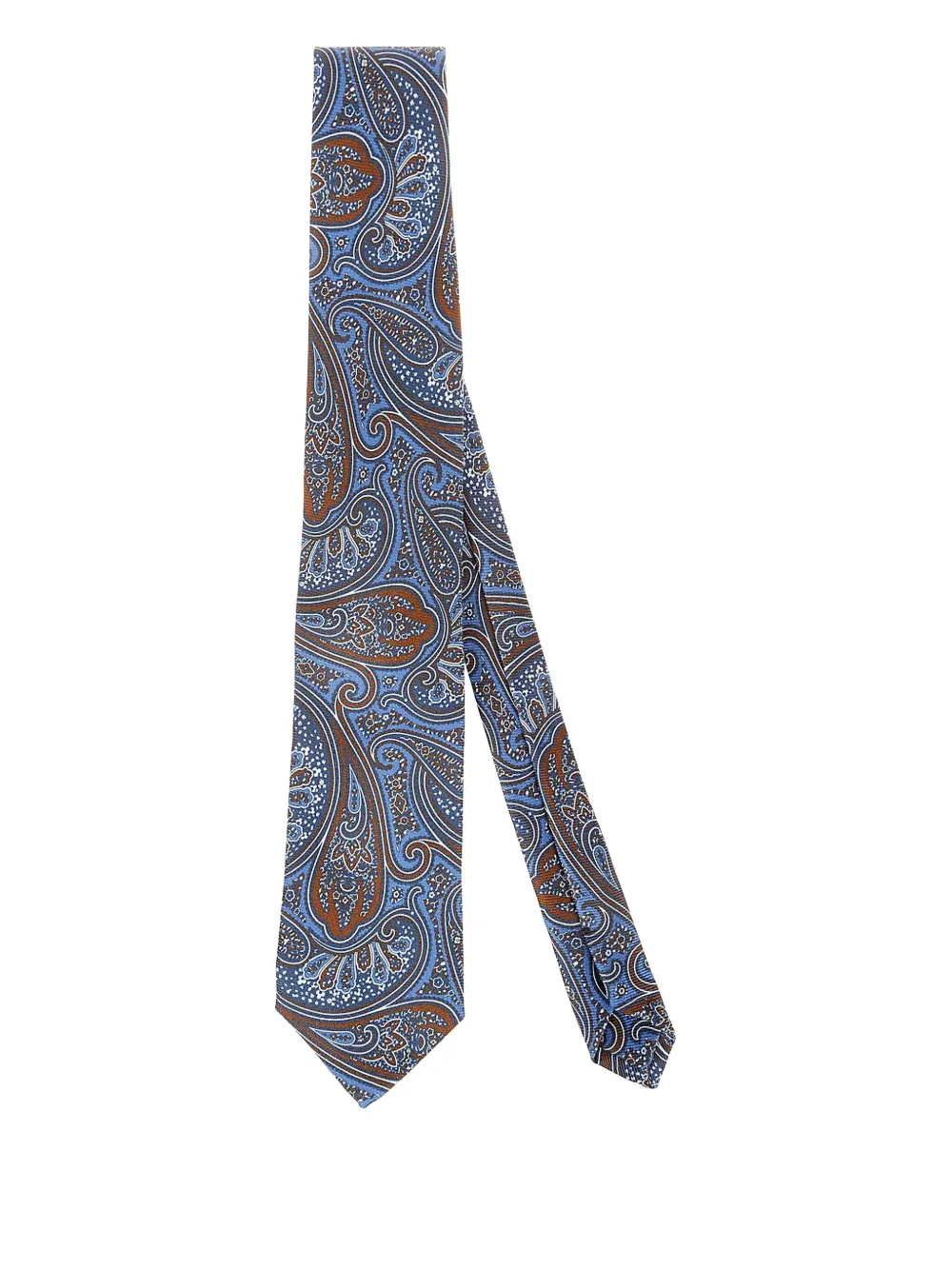 BIGI MILANO paisley-print tie | Blue | Image 1