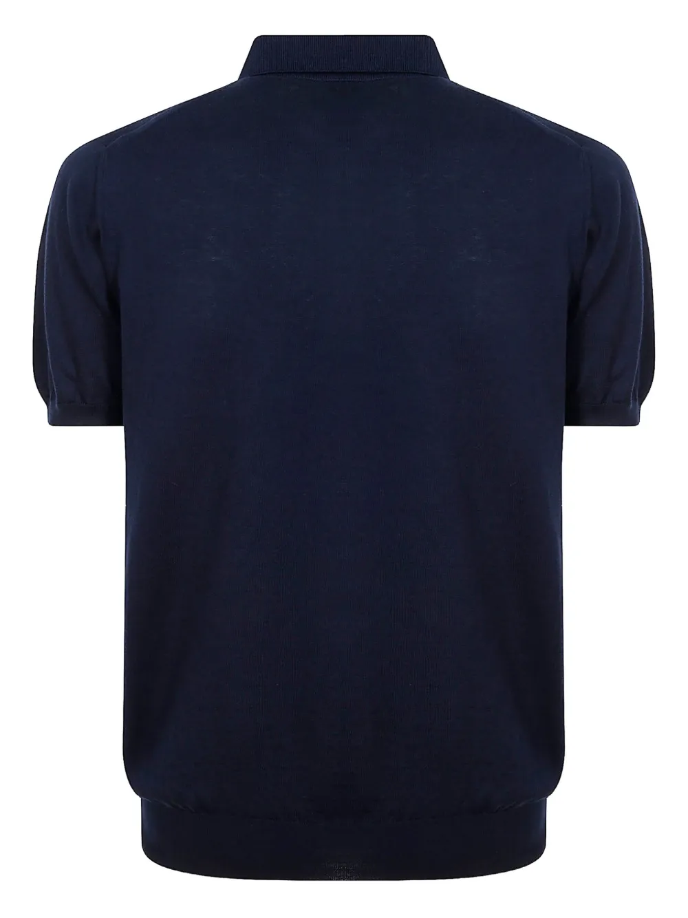 Kiton Poloshirt met rits - Blauw