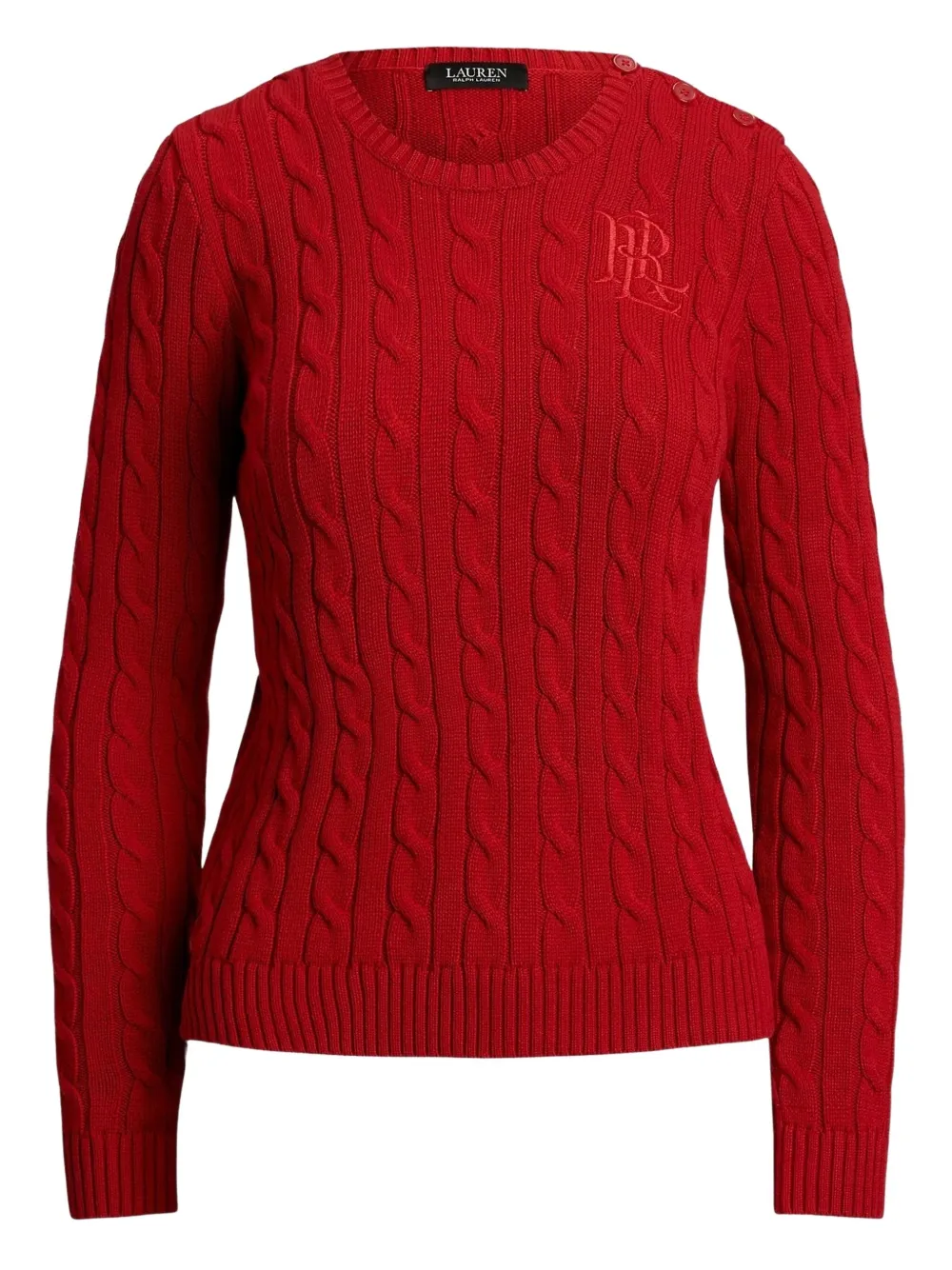 Ralph Lauren Cable-knit Sweater In Red