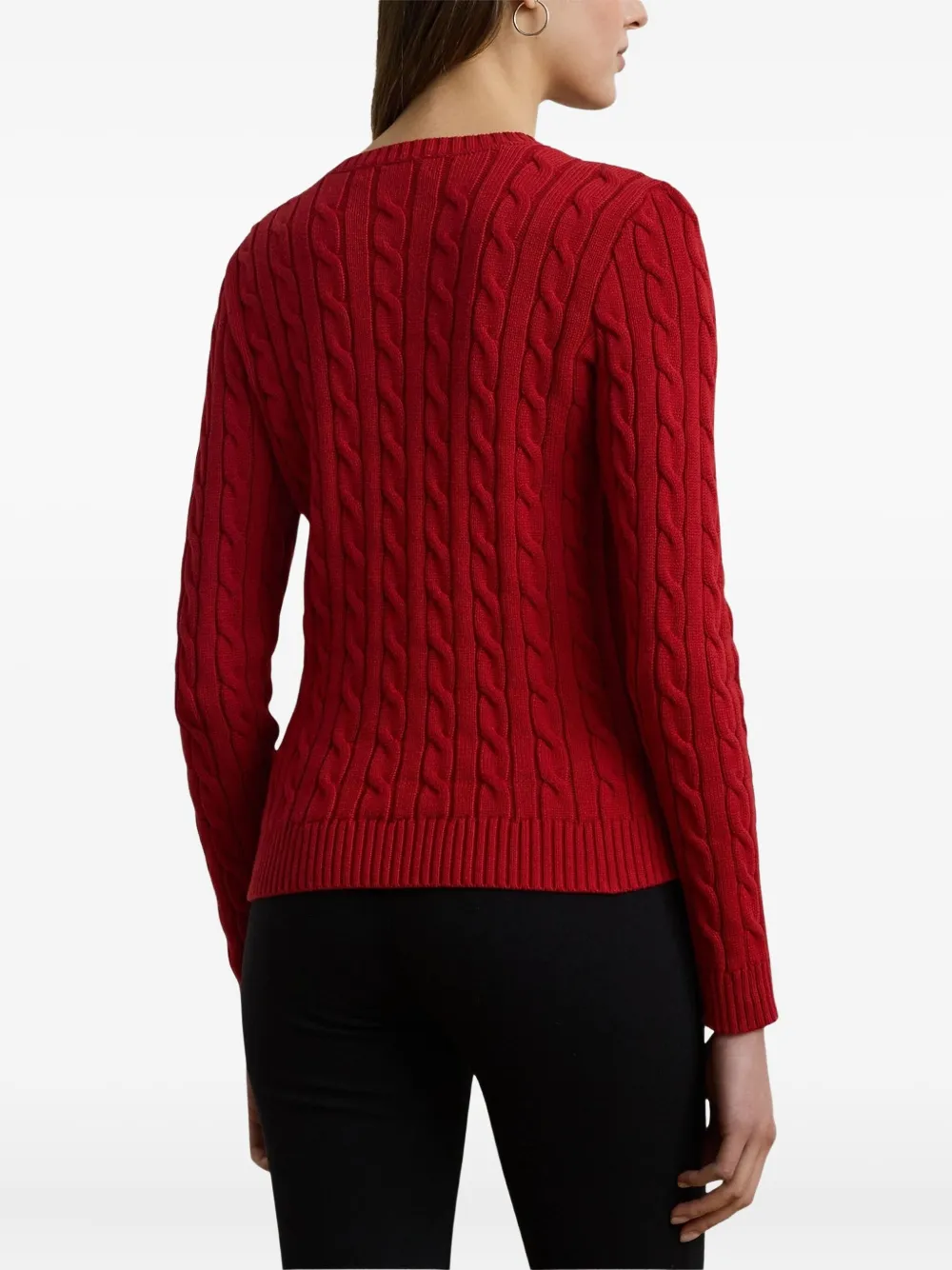 Ralph Lauren Cable-knit Sweater In Red