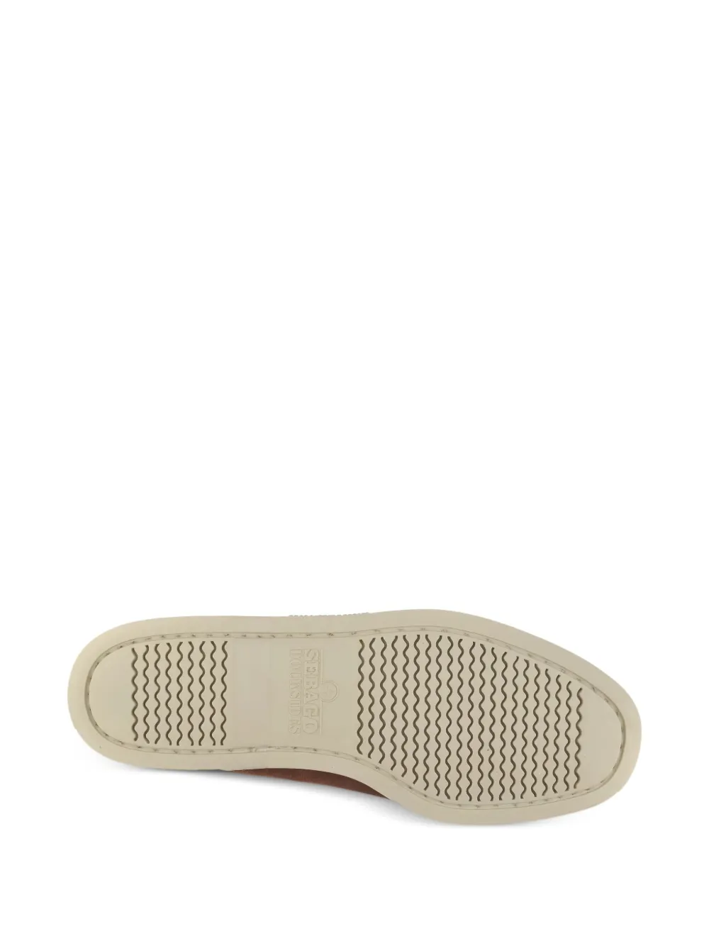 Sebago Italian Suede Moccasins With Hand-stitched Detailing In Brown