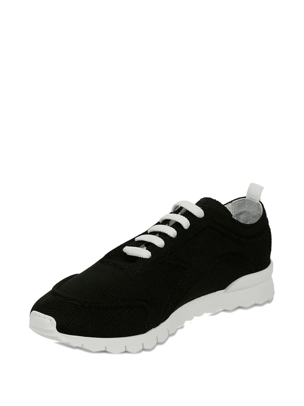 Kiton Leren sneakers 03 BLACK