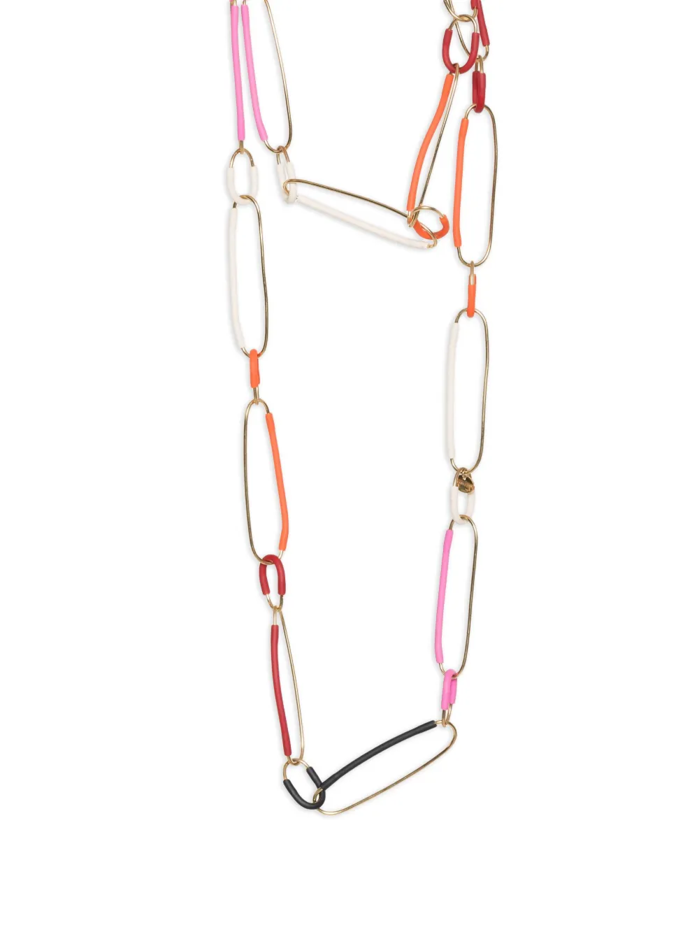 Liviana Conti Leather-link Necklace In Multi