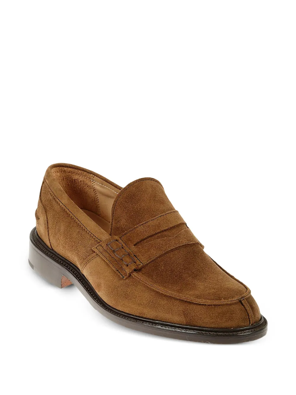 Tricker's Suède loafers - Bruin