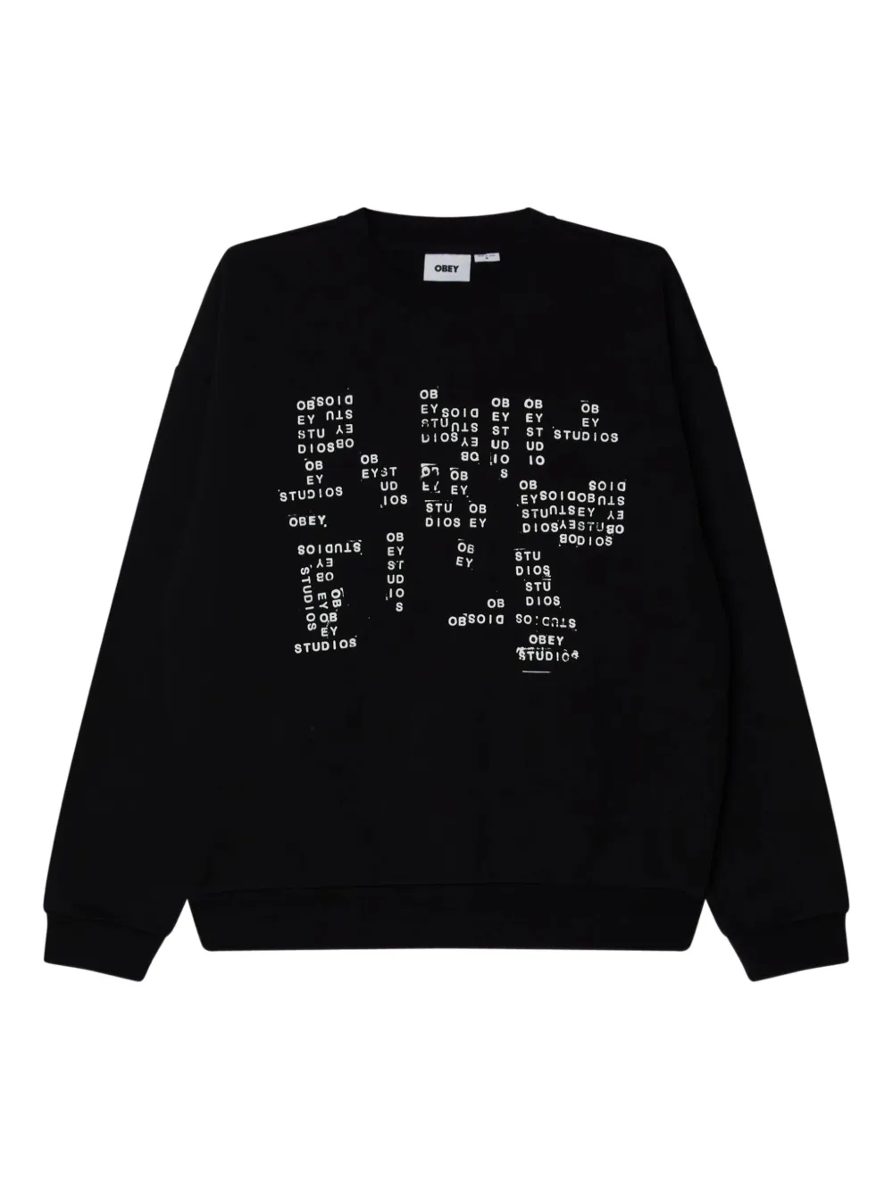 Obey Studios printed sweatshirt | Black | Image 1