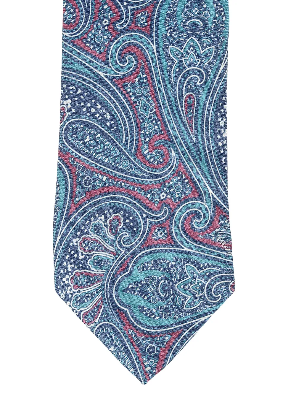 BIGI MILANO Stropdas met paisley-print - Blauw