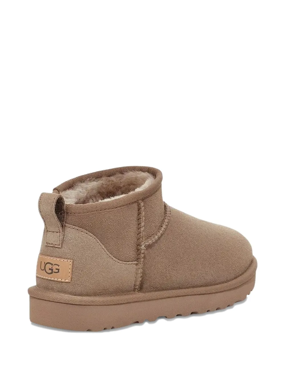 Ugg Classic Ultra Mini Ankle Boots In Brown