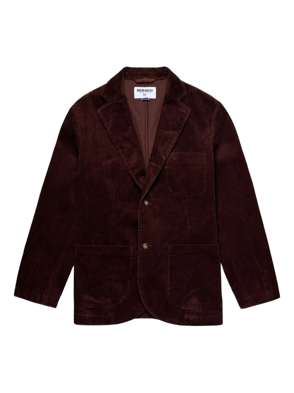 Sebago Neddick Corduroy Blazer In Brown