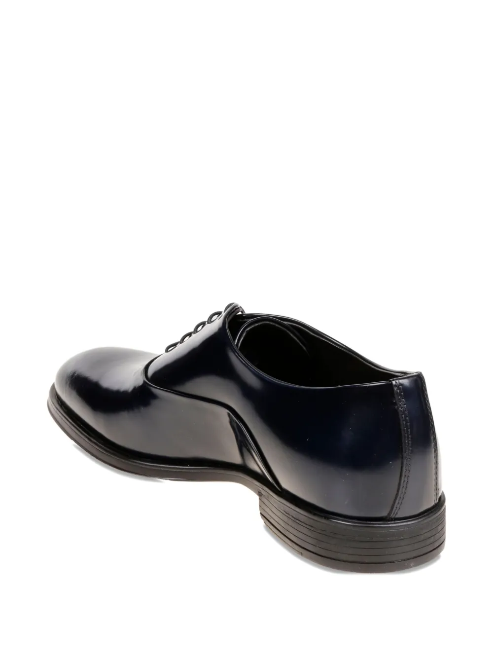 corvari Oxford leren veterschoenen Zwart