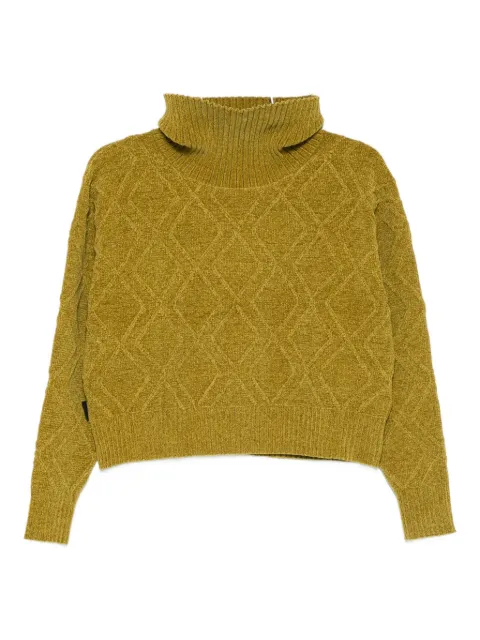 Roberto Ricci Designs diamond-knit high-neck sweater