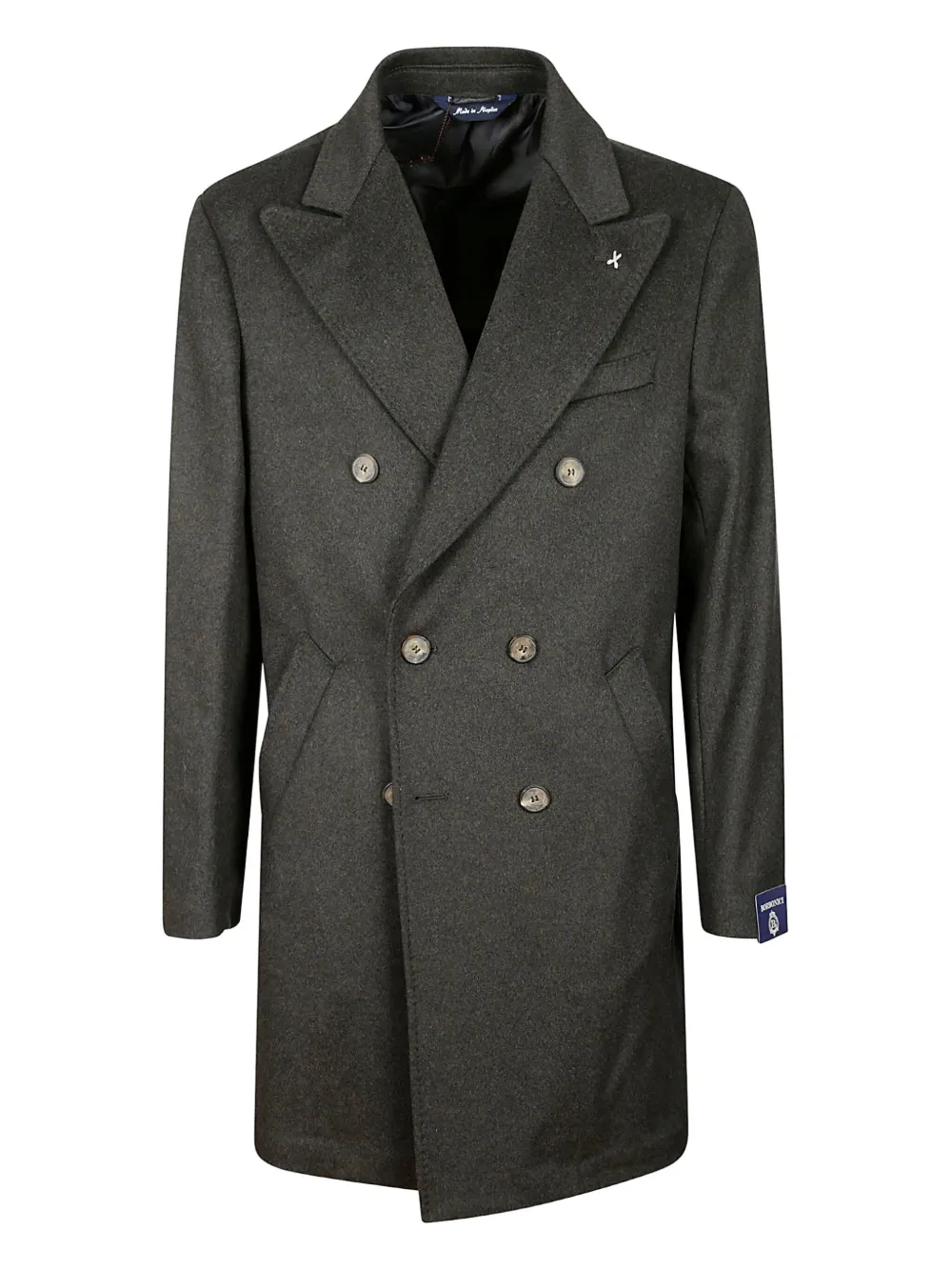 Borbonici double-breasted coat | Green | Image 1