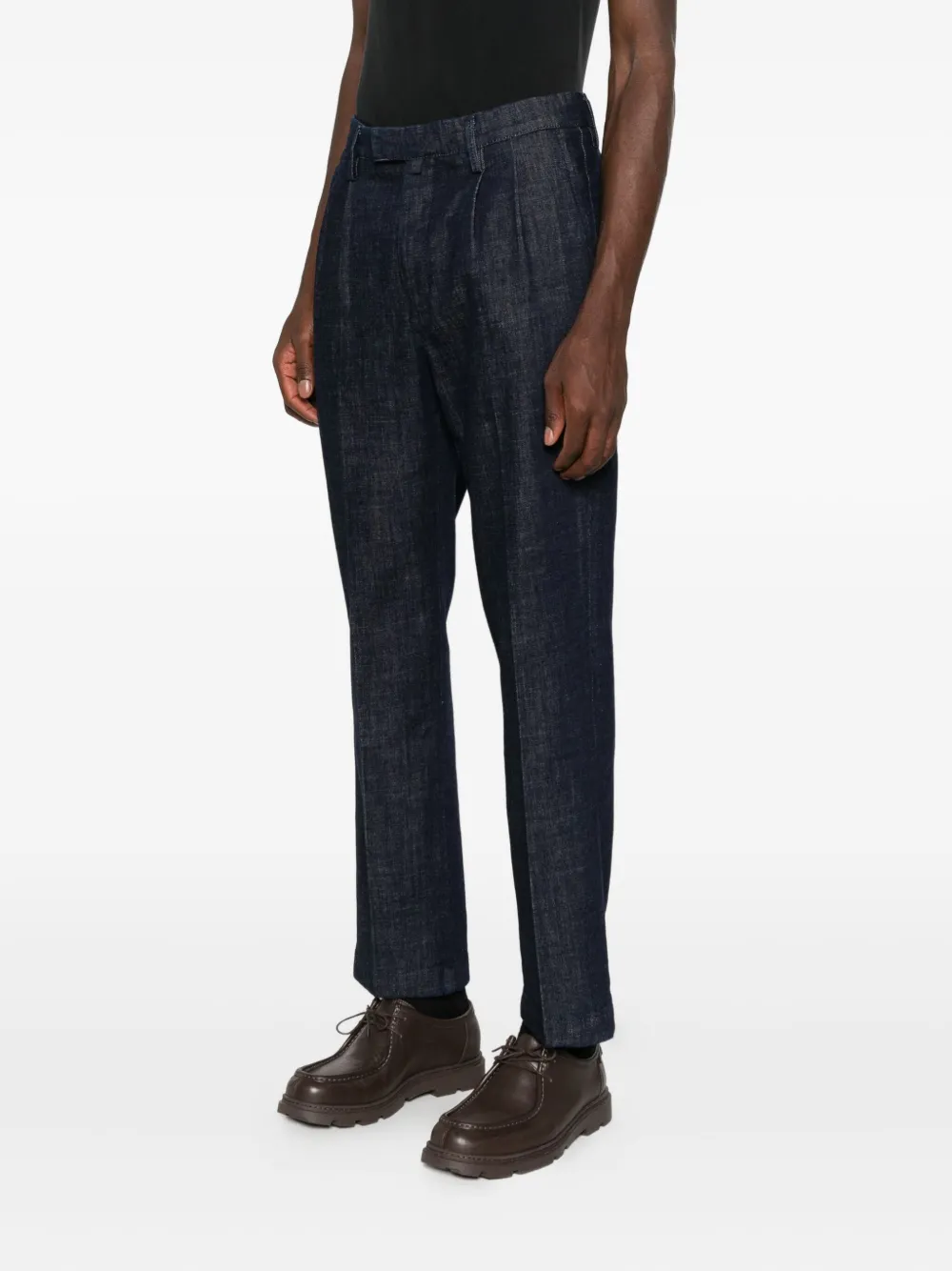 Jacob Cohen Pleated Pants In Blue