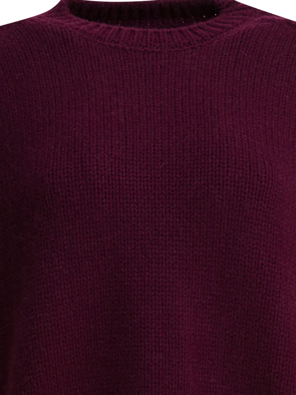 Sa Su Phi Long-sleeve Crew-neck Sweater In Purple
