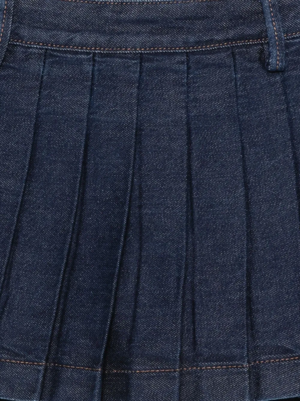 7 For All Mankind Pleated Mini Skirt In Multi