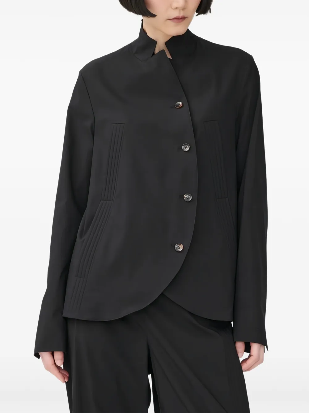 Annette Görtz Judy fitted jacket - ブラック Annette Görtz Judy fitted jacket - ブラック