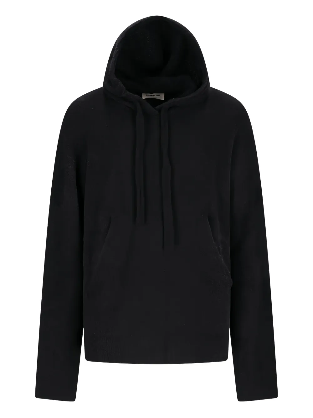 Atomo Factory Brushed-effect Hoodie In Black