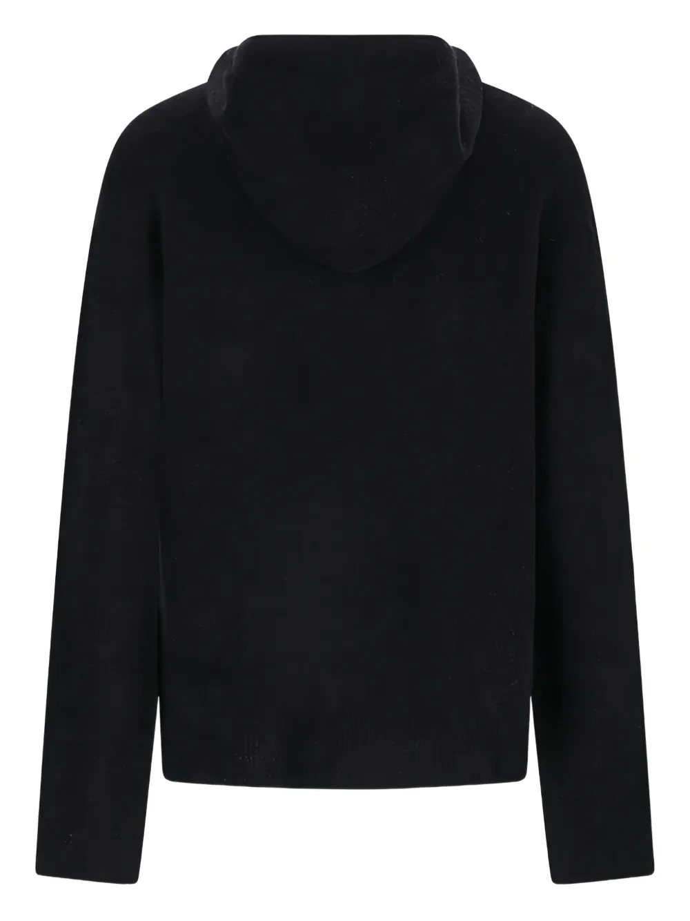 Atomo Factory Brushed-effect Hoodie In Black