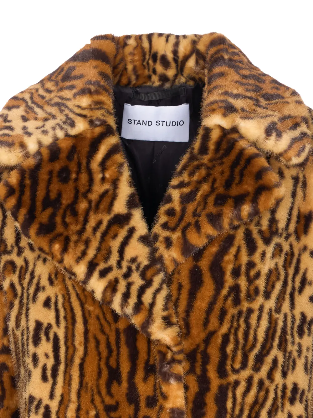 Stand Studio Camille Cocoon Coat In Brown