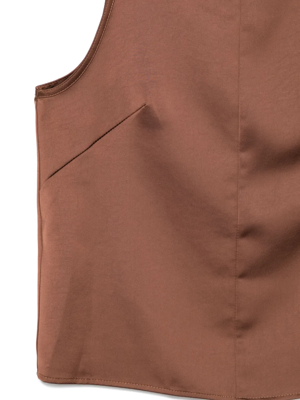 Imperial Sleeveless Tank Top In Brown