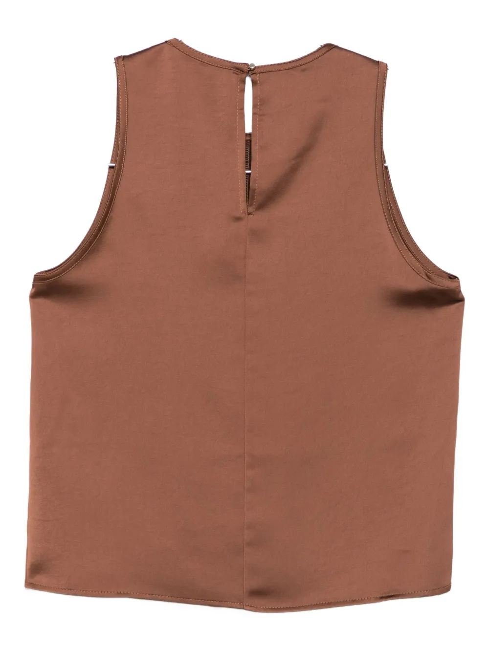 Imperial Sleeveless Tank Top In Brown