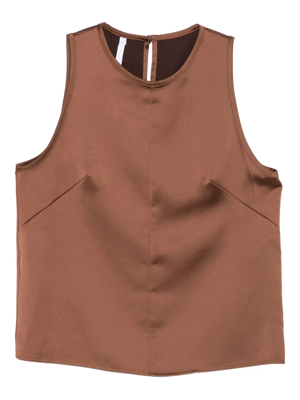 IMPERIAL sleeveless tank top | Brown | Image 1