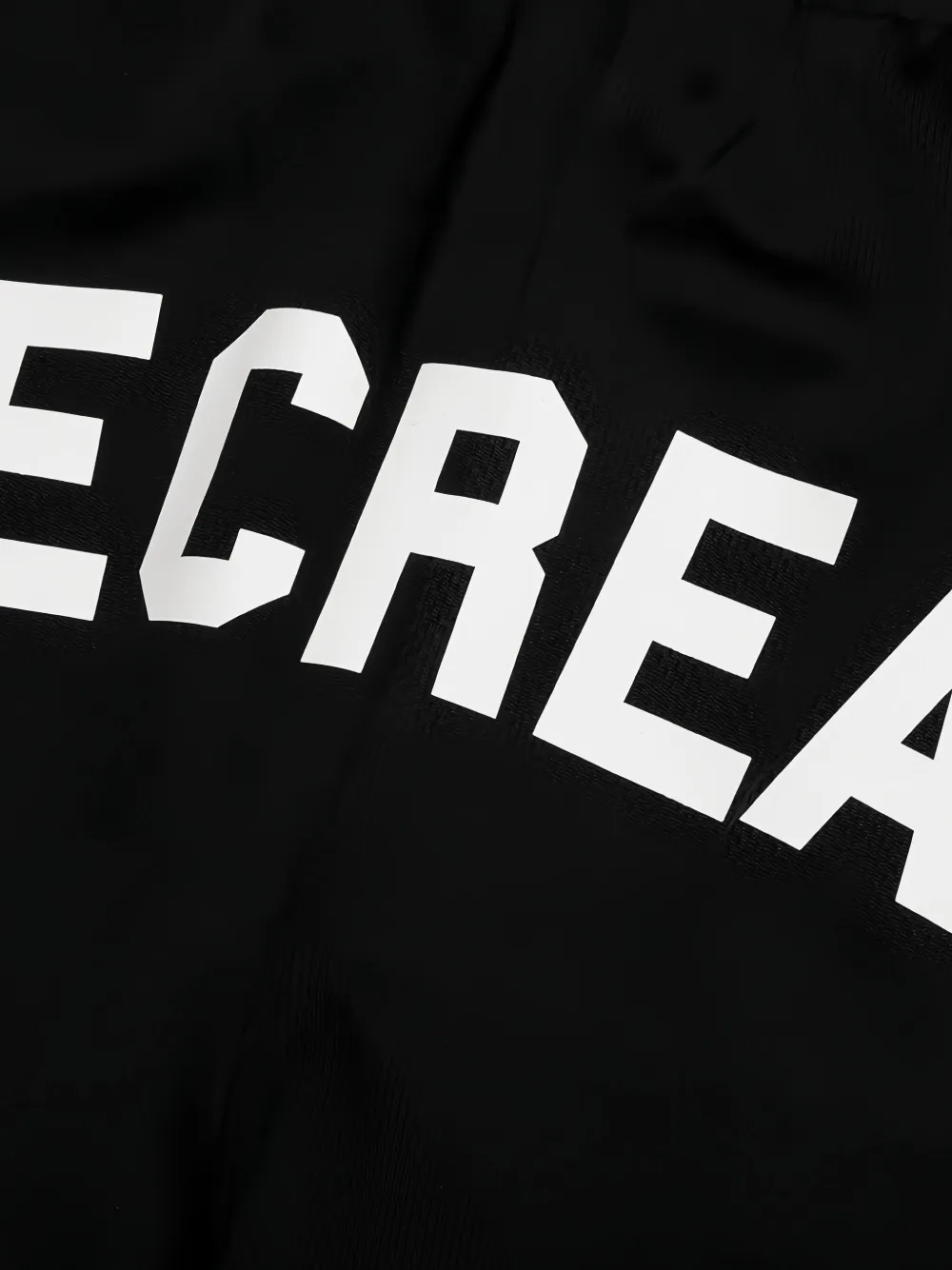 ICECREAM Shorts met logopatch Zwart
