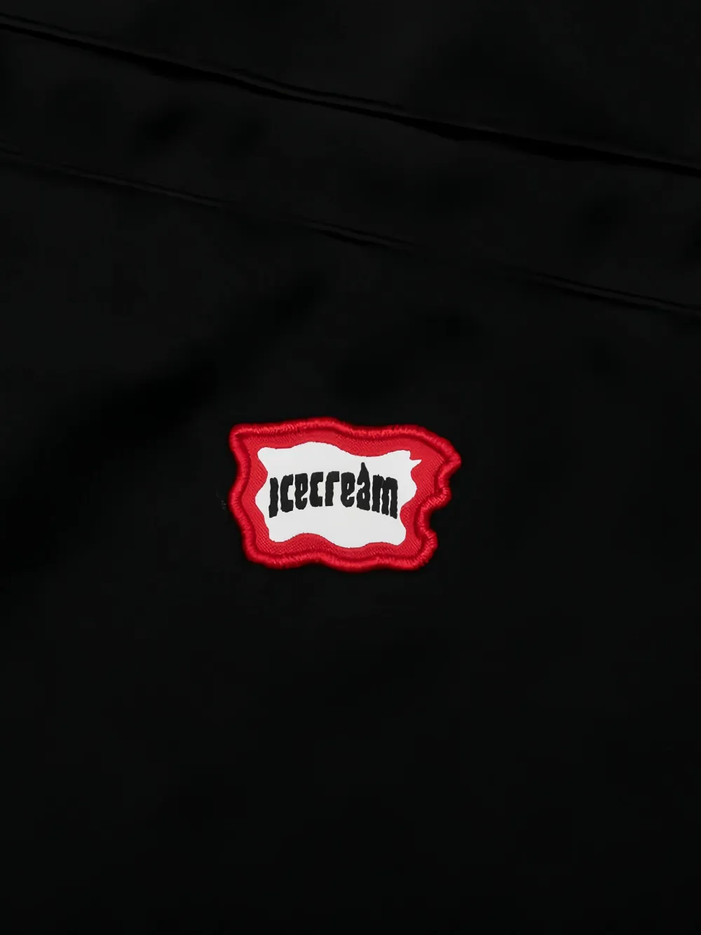 ICECREAM Shorts met logopatch Zwart