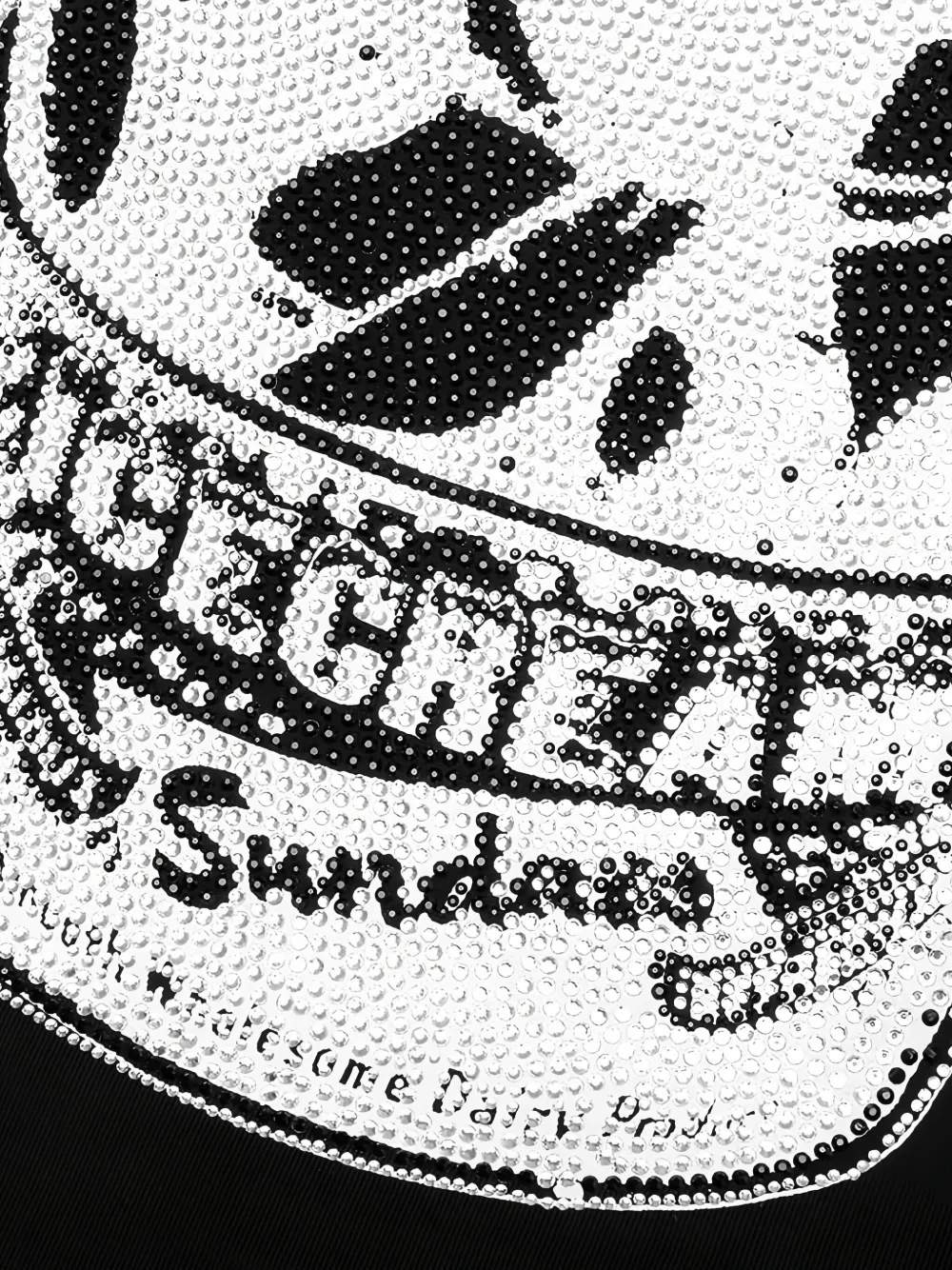 Icecream Gleam-print T-shirt In Black