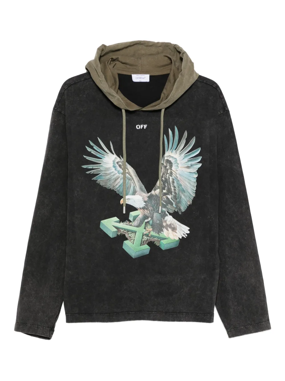 Off-White hoodie Eagle Arrow | negro | Image 1