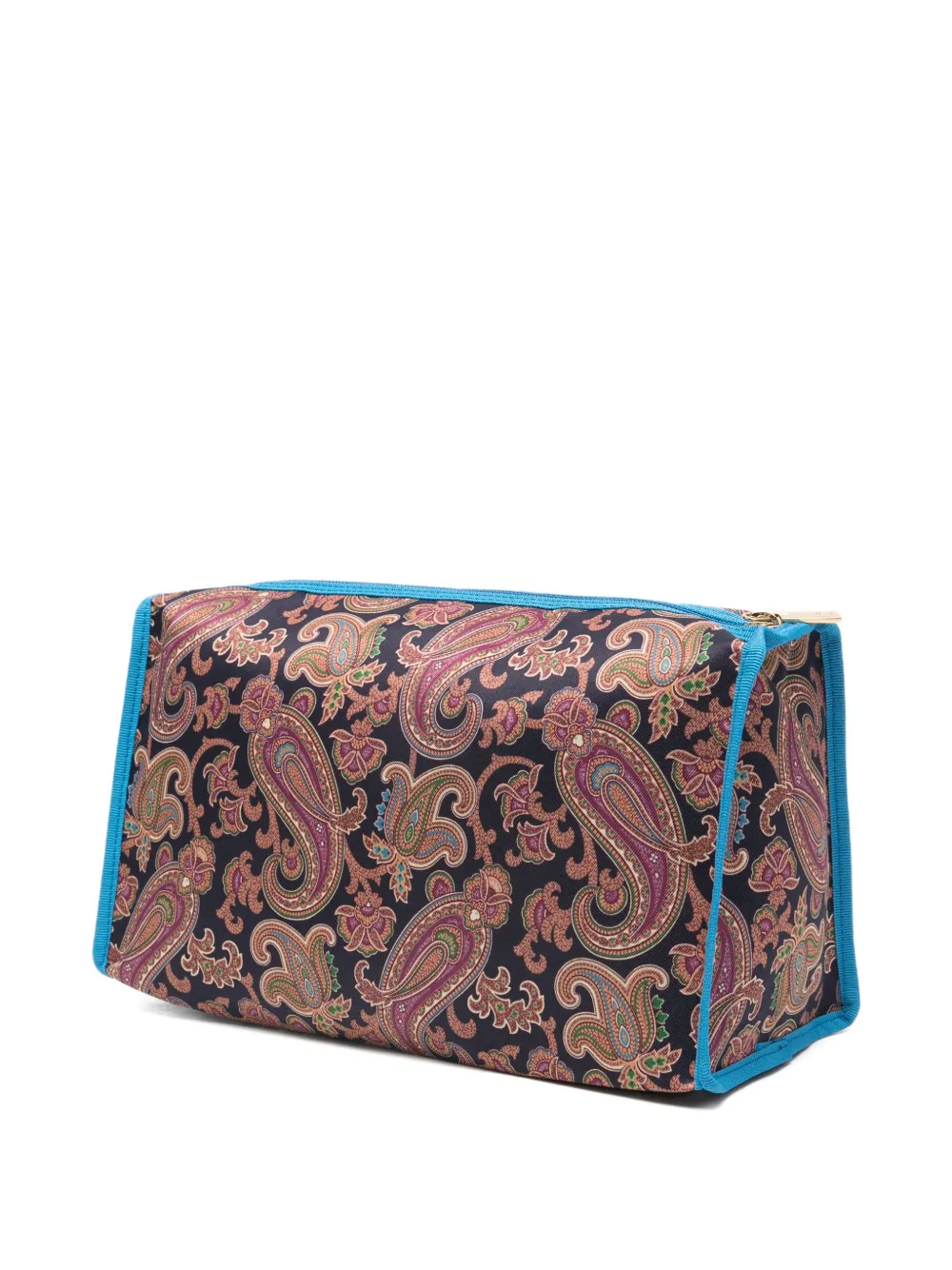 ETRO paisley-print trapeze wash bag - Blauw