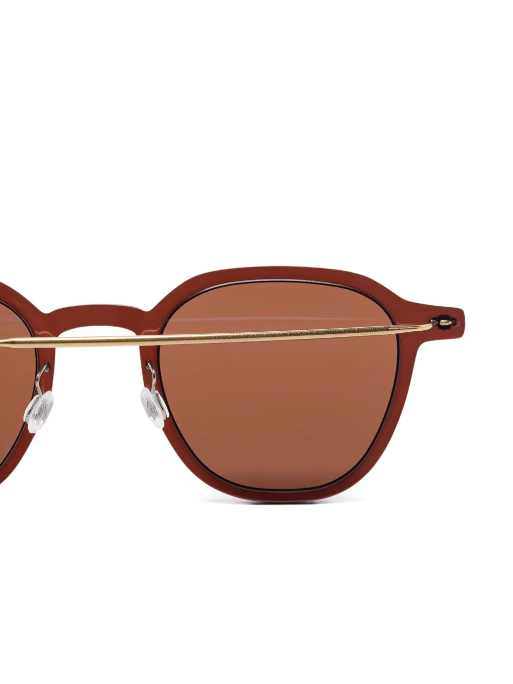 Lindberg Zonnebril met rond montuur Bruin
