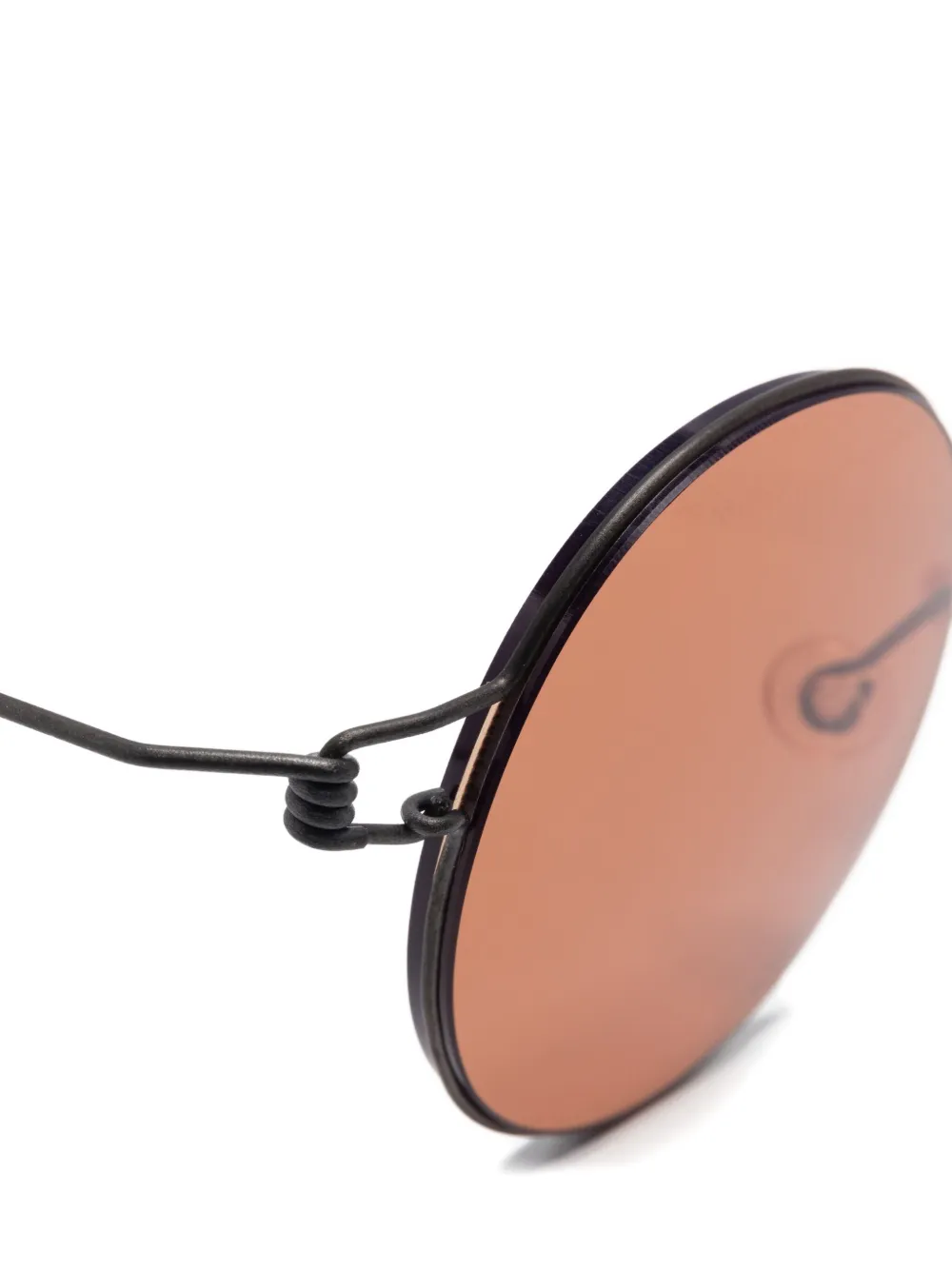 Lindberg 8222 zonnebril met randloos montuur Zwart