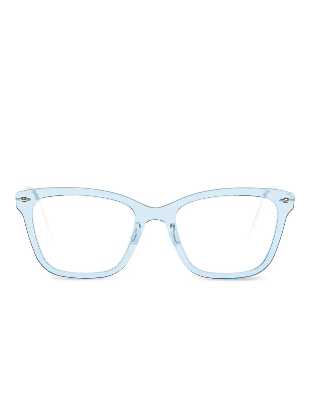 Lindberg square-frame glasses | Blue | Image 1