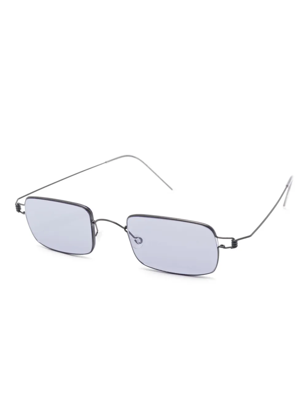 Lindberg rimless rectangle-frame sunglasses | Men | Image 2