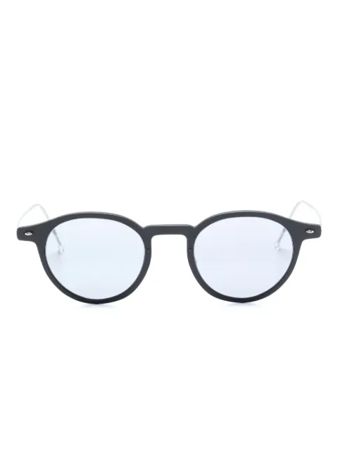 Lindberg 圆形镜框太阳眼镜