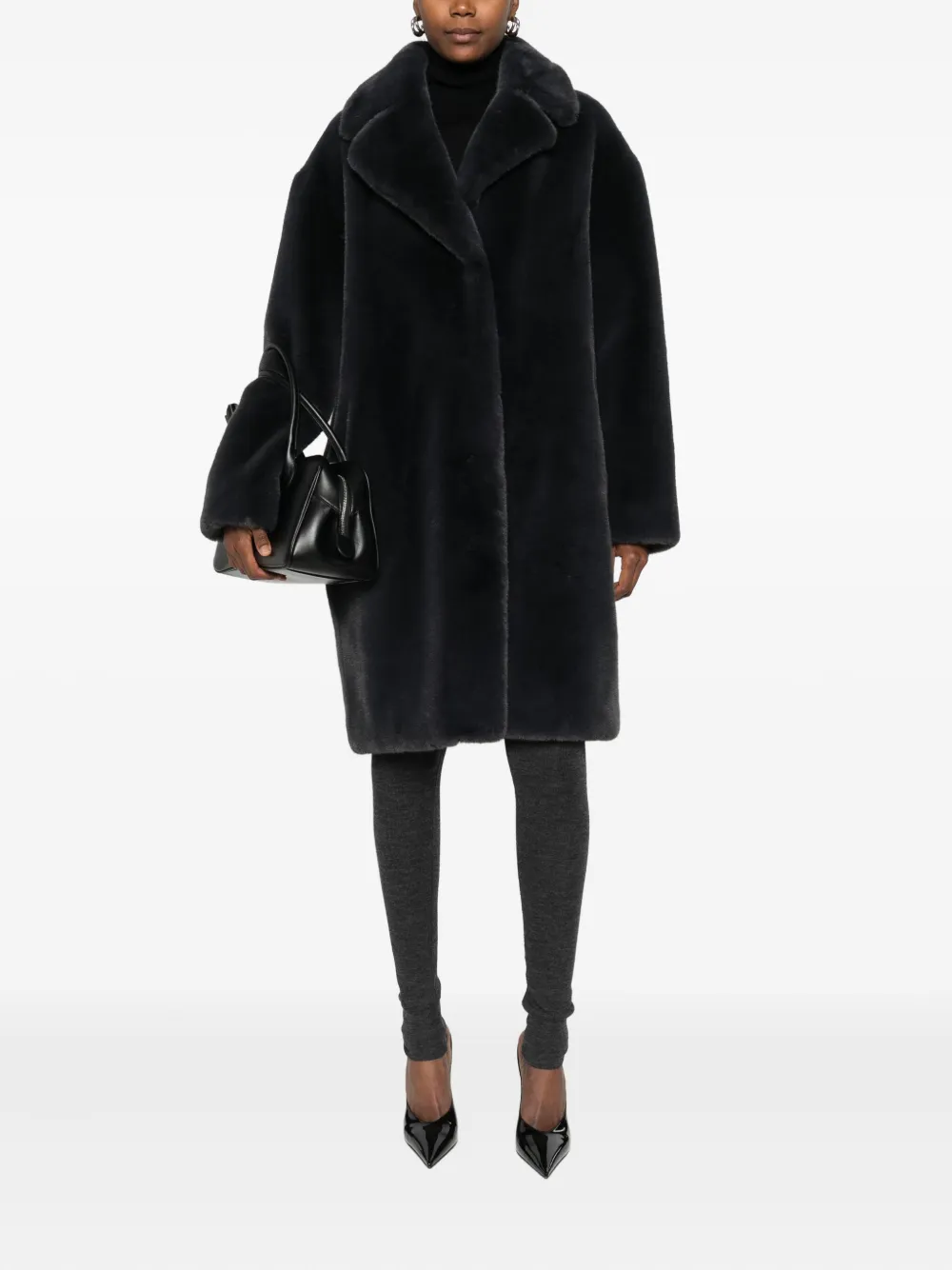 STAND STUDIO notched-collar coat | Single Breasted Coats | Image 2