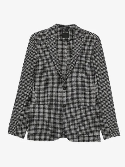 Zegna checked two-pocket blazer