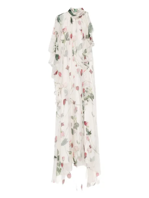 Antonio Marras floral-print ruffled maxi dress