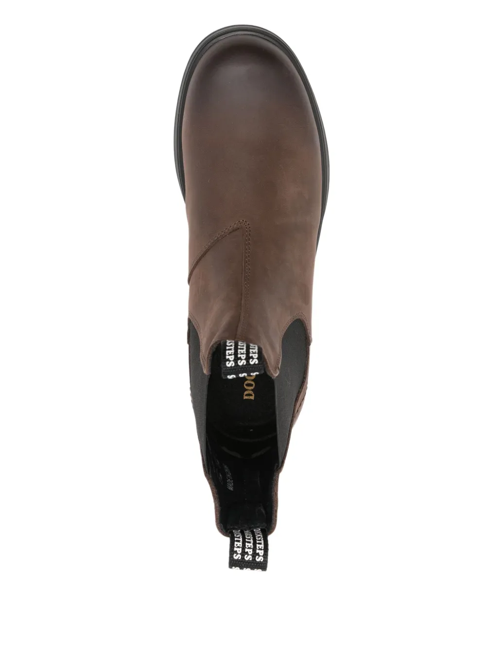 Docksteps Leather Chelsea Boots In Brown