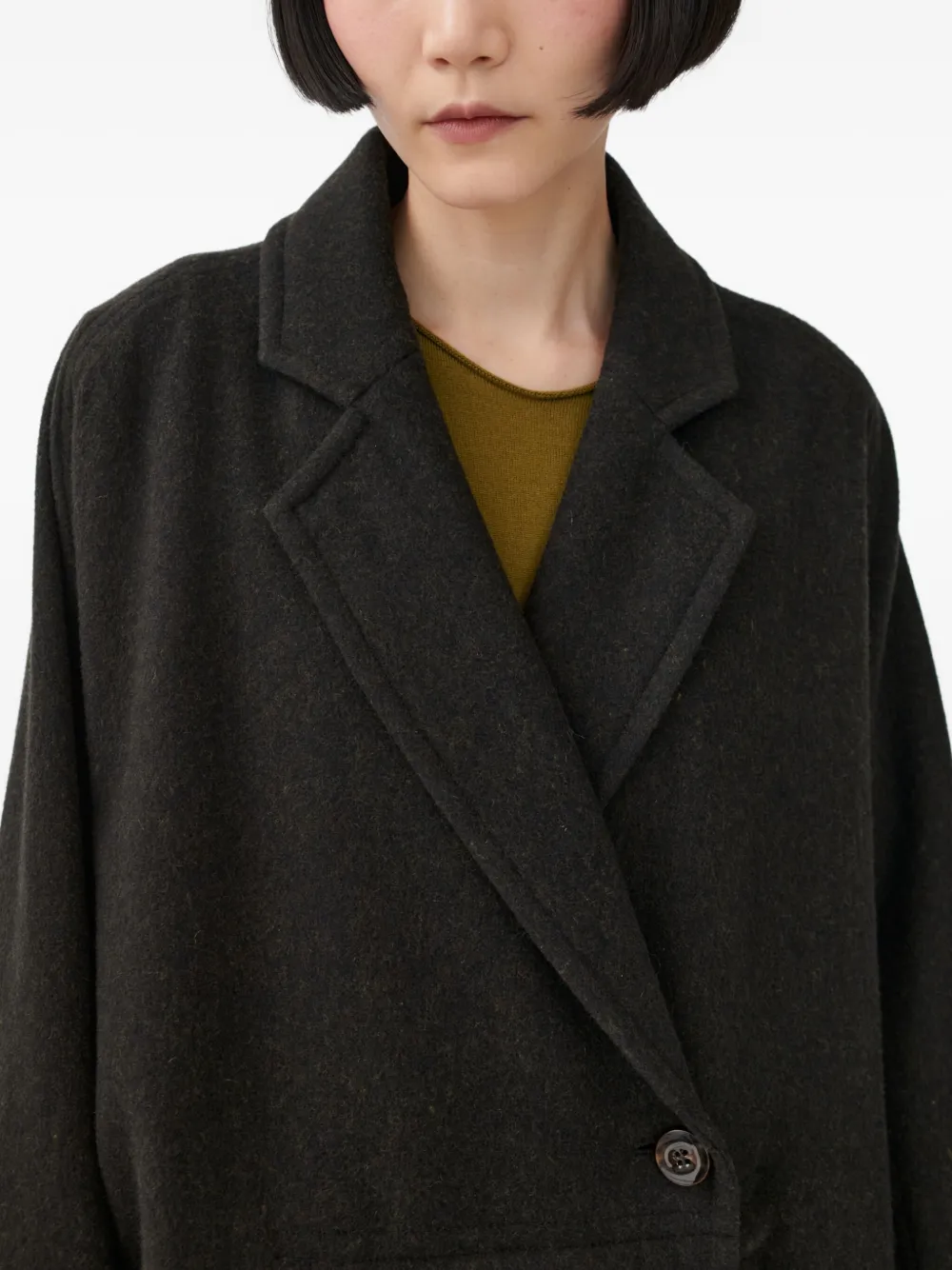 Annette Görtz Omela Single-breasted Coat In Gray