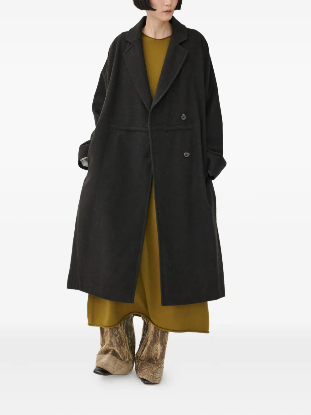 Annette Görtz Omela Single-breasted Coat In Gray