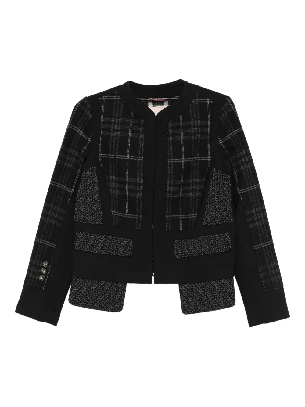 Antonio Marras plaid panelled jacket | Black | Image 1