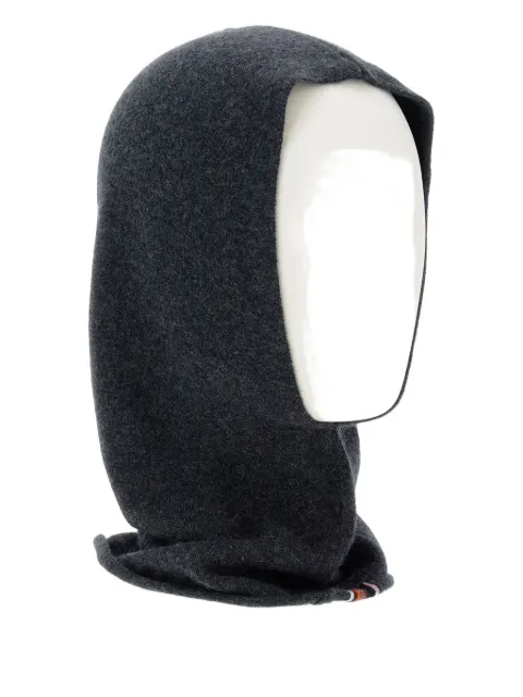 extreme cashmere logo-detailing knitted balaclava