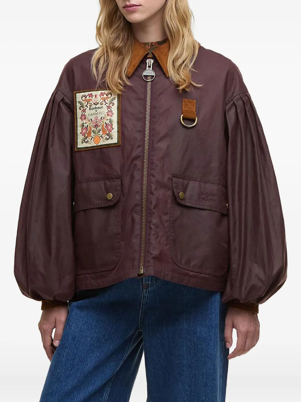 Barbour x Farm Rio Thais jacket | Varsity Jackets | Image 2